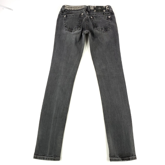 Miss Me Women's Black Embellished Skinny Jeans Size 28 - Picture 3 of 8